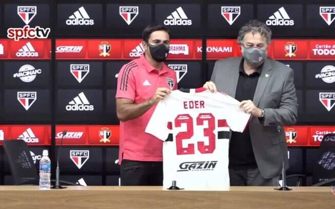 Eder usará a camisa de número 23