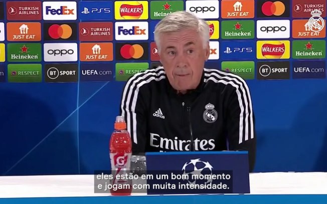 Carlo Ancelotti: 'O Real Madrid sempre será respeitado nesta competição'