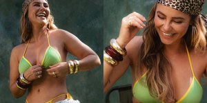 De lingerie, Paolla Oliveira causa alvoroço: “O Hexa tá com ela”