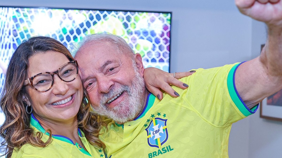 Lula e Janja acompanharam o primeiro jogo do Brasil na Copa em casa