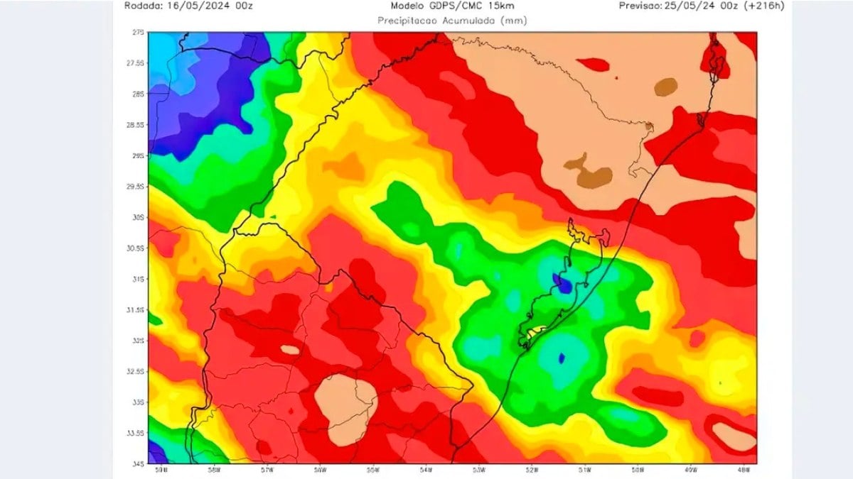 Previsão do tempo RS é de mais chuva