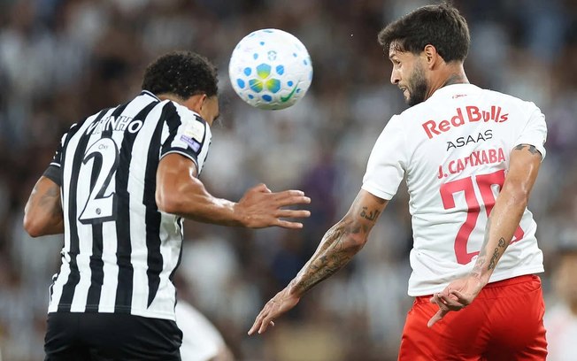 Vitinho marcou o gol do Botafogo no empate contra o Bragantino