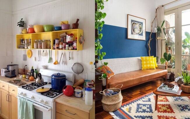 Para quem é de gêmeos, uma cozinha bem equipada e o contraste de cores pode funcionar