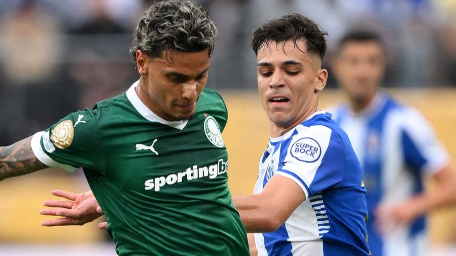 Palmeiras criou as principais chances frente ao Porto