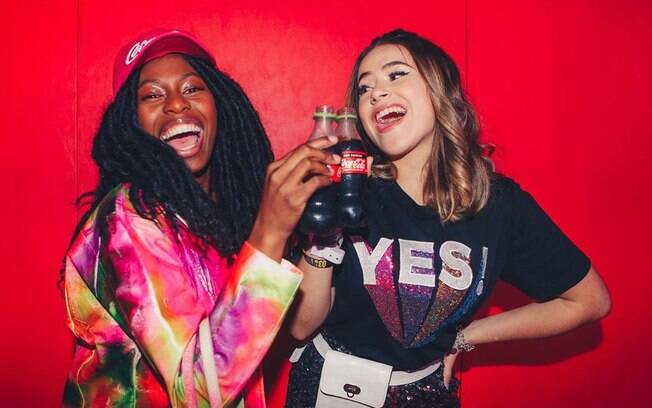 maisa com MC Sophia no Rock in Rio
