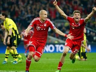 Robben fez o gol do título diante do Borussia Dortmund na final da Champions 2012/2013