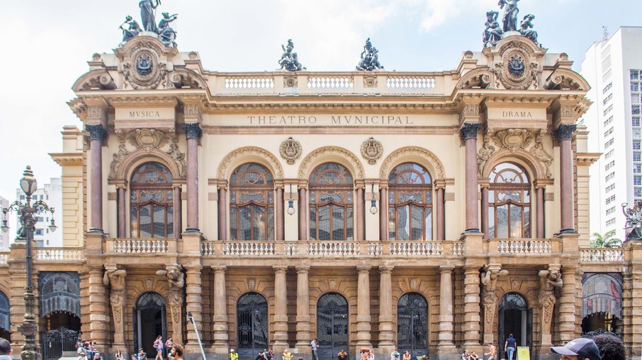 Theatro Municipal, um dos pontos turísticos de São Paulo