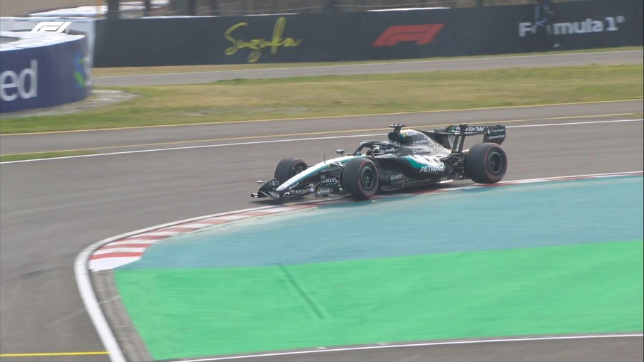 Russell ficou com a segunda posição no grid de largada