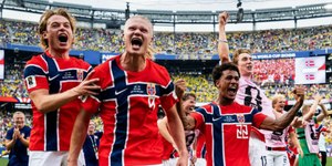 Após eliminação, brasileiras defendem Neymar e norueguesas exaltam Haaland