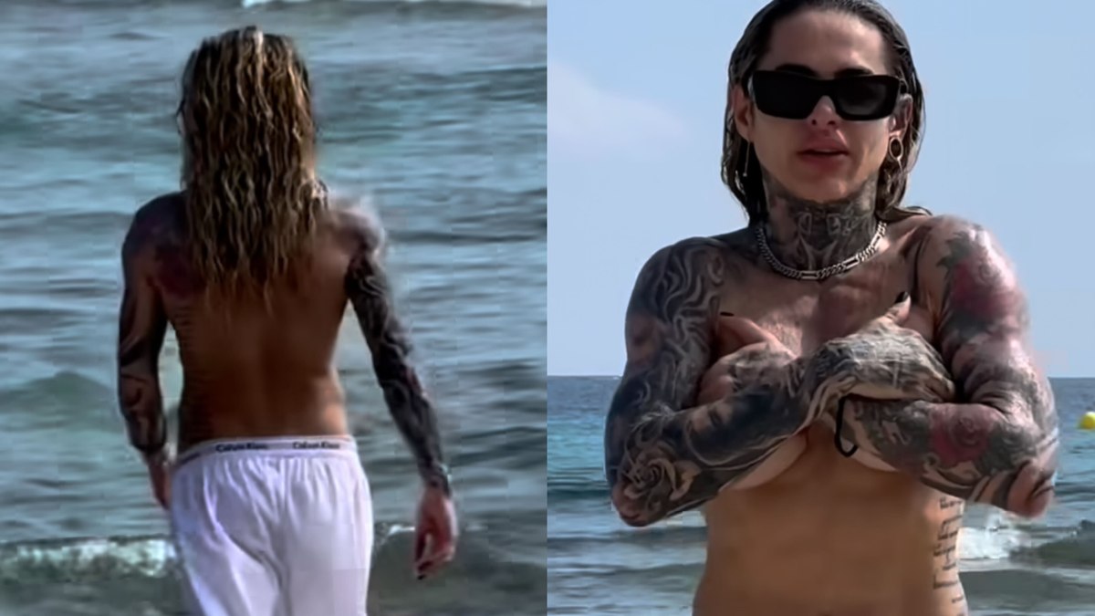 Cacá Werneck faz topless