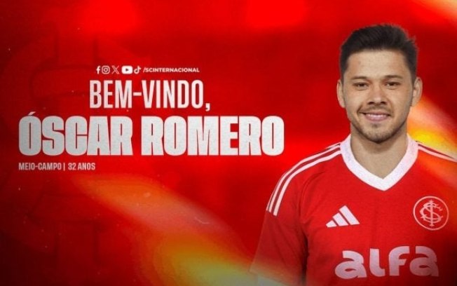 Óscar Romero é o novo meia do Inter Óscar Romero é o novo meia do Inter