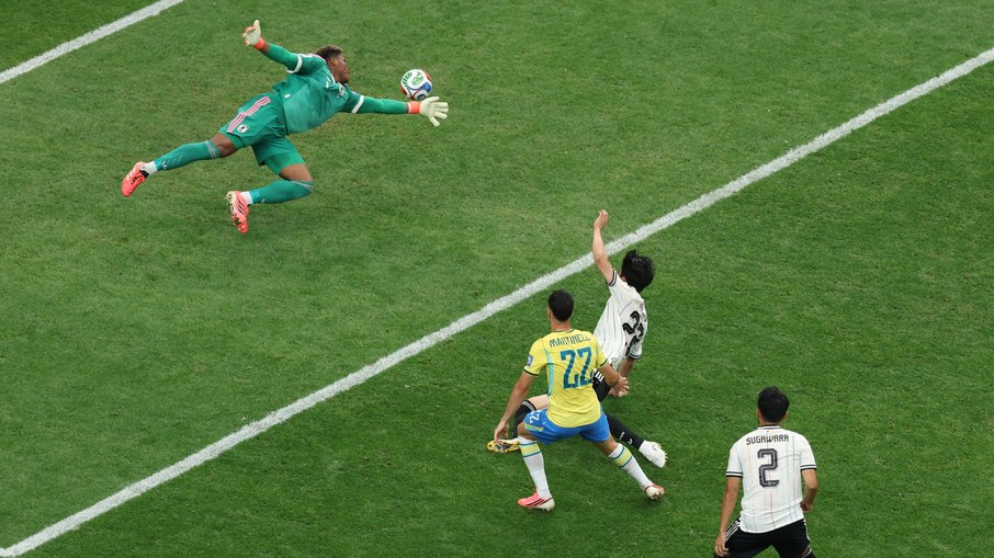 Gabriel Martinelli fez o gol da virada do Brasil contra o Japão
