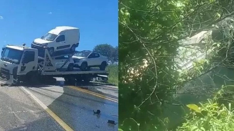 Empresária morre em acidente com caminhão guincho Empresária morre em acidente com caminhão guincho