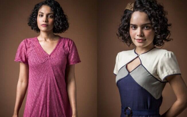 Shirley (Barbara Reis) e Inês (Carol Macedo)