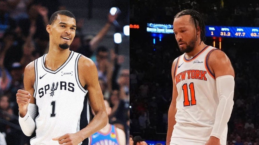 Wembanyama e Jalen Brunson são destaques de Spurs e Knicks