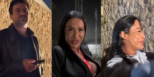 Gracyanne Barbosa se batiza em culto evangélico de Pablo Marçal