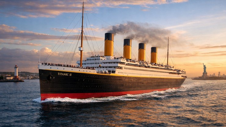 "Novo" Titanic vai tentar atravessar o Atlântico