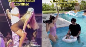 Viih Tube compara Réveillon antes e depois da maternidade