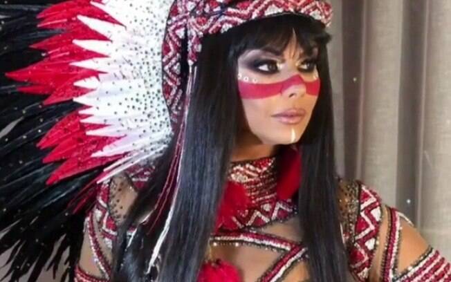 Viviane Araujo, assim como a cantora Lexa, também marca presença no próximo carnaval