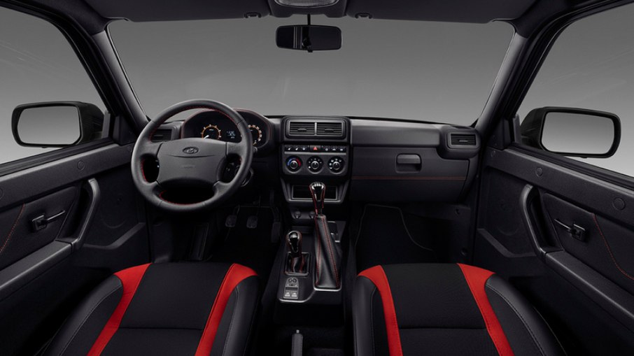 Interior do Lada Niva Sport 2025 Interior do Lada Niva Sport 2025