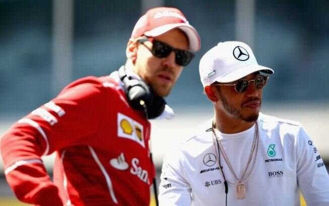 Hamilton e Vettel se estranharam no GP do Azerbaijão