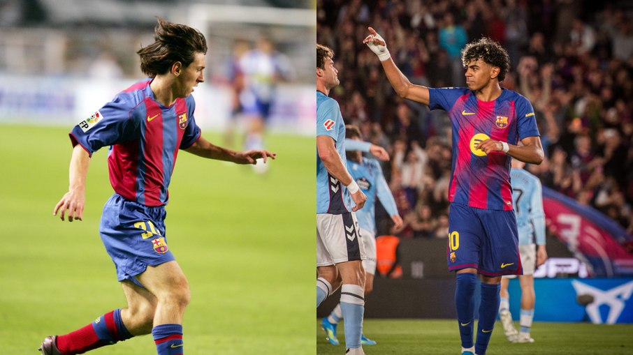 Lamine Yamal leva vantagem sobre Messi jovem; compare os números Lamine Yamal leva vantagem sobre Messi jovem; compare os números