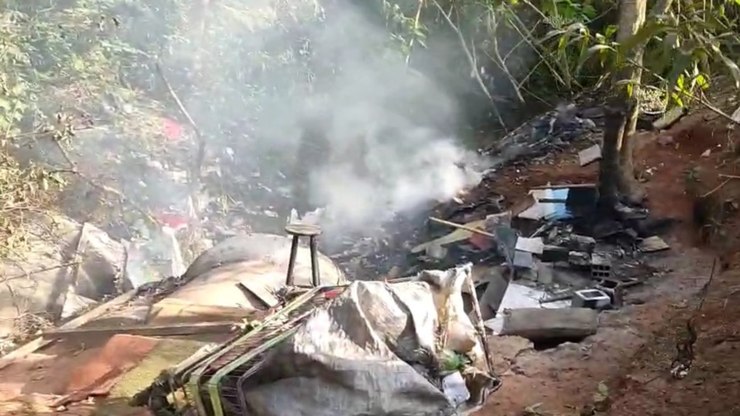 Vídeo: dois corpos carbonizados são encontrados em parque de SP