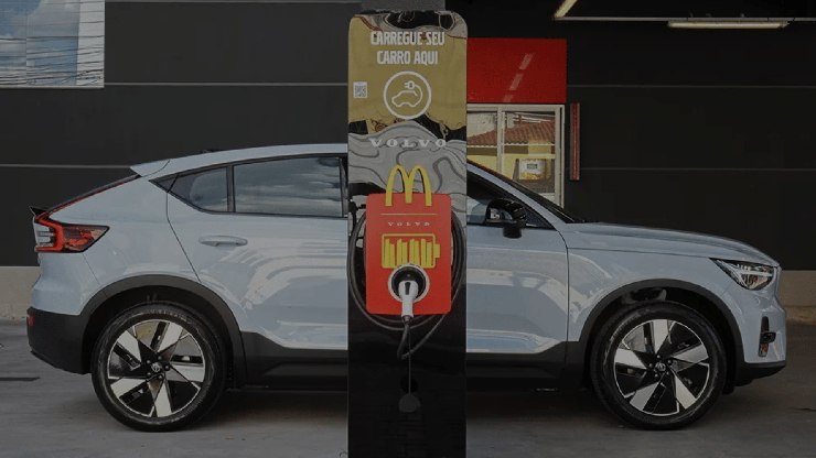 McDonald’s instala eletropostos no Brasil em parceria com a Volvo