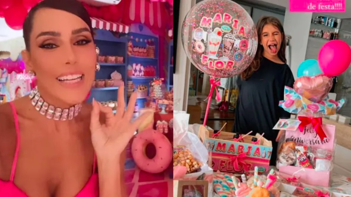 Deborah Secco comemora aniversário da filha Maria Flor