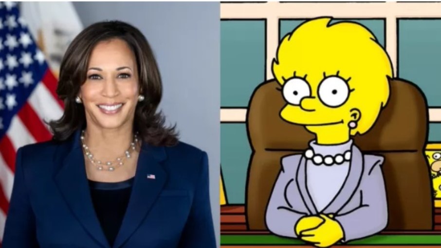 Estadunidenses apontam previsão dos Simpsons sobre eleição de Kamala Harris