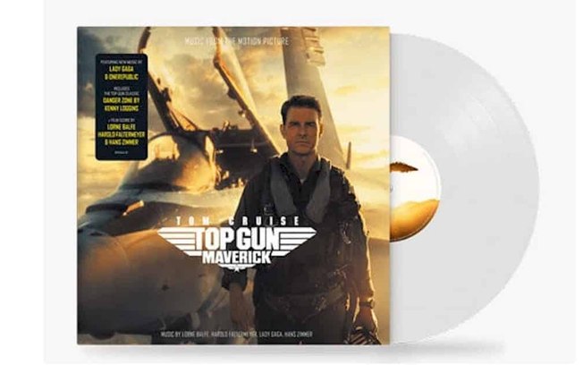Trilha sonora de “Top Gun: Maverick” será lançada em vinil branco