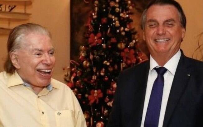 Silvio Santos recebe homenagem de Jair Bolsonaro