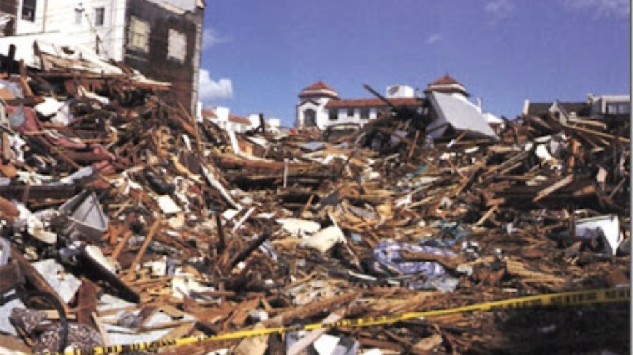 Cidade de João Câmara ficou arrasada com o tremor de terra em 1986 Cidade de João Câmara ficou arrasada com o tremor de terra em 1986