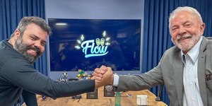 iG transmite: Lula desafia candidatos e a Globo no Flow Podcast
