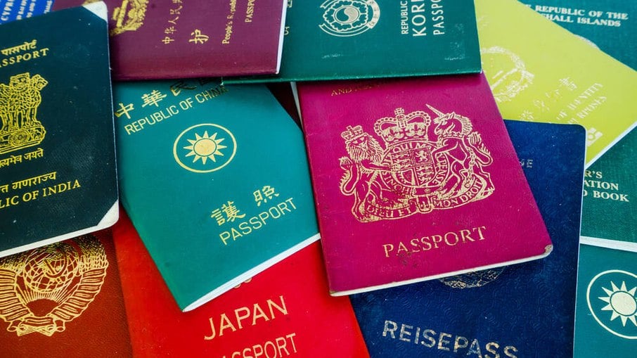O passaporte é a porta de entrada para os países.