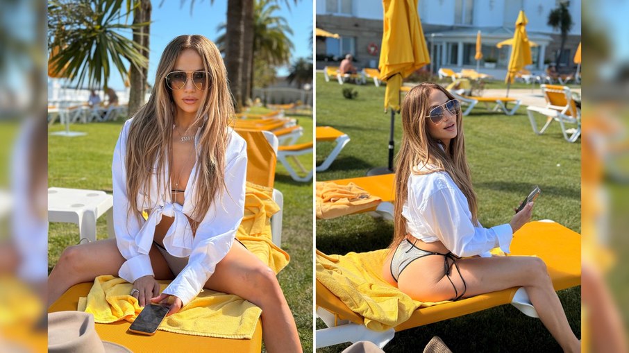 Jennifer Lopez posa de biquíni Jennifer Lopez posa de biquíni