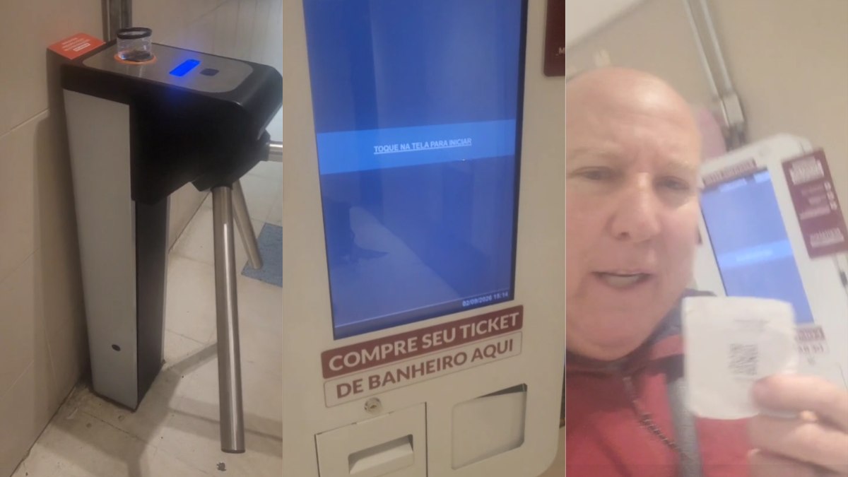 Vídeo: taxa de R$ 3 para usar banheiro revolta cliente no Brás - QTU Questões do Universo