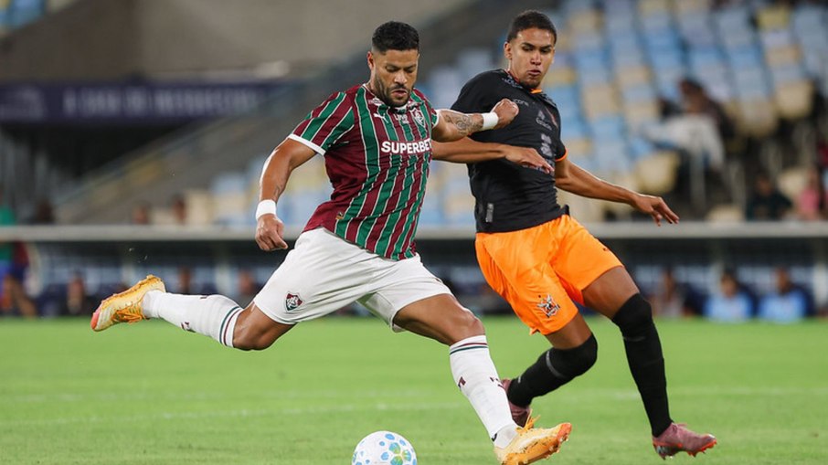 Hulk durante Fluminense x Nova Iguaçu
