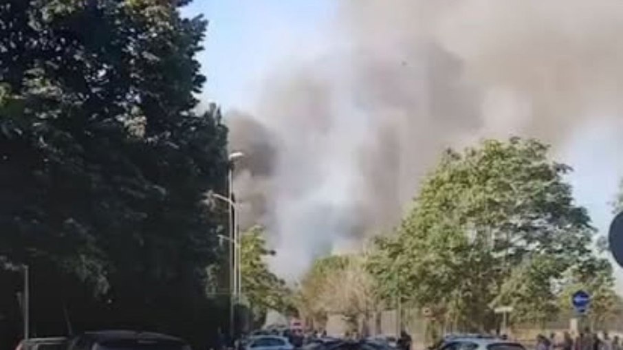Explosão em posto de gasolina em Roma deixa 29 feridos Explosão em posto de gasolina em Roma deixa 29 feridos