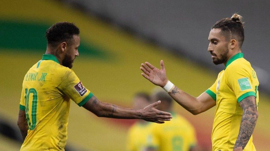 Alex Telles e Neymar