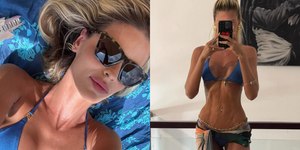 Yasmin Brunet exibe curvas de biquíni e recebe elogios: "Sereia"