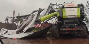 Ciclone extratropical causa estragos no Mato Grosso do Sul