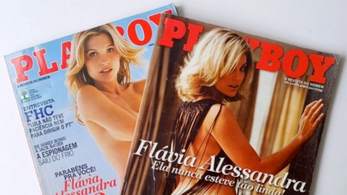 Flávia Alessandra em capas da Playboy
