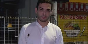 Barata passeia por camisa de repórter da Globo antes do ao vivo