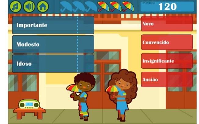 Jogo educativo treina o uso de sinônimos e antônimos no ritmo do frevo Jogo educativo treina o uso de sinônimos e antônimos no ritmo do frevo