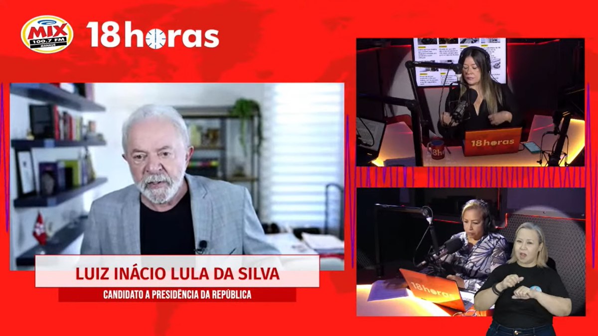 Lula deu entrevista à Rádio Mix FM na manhã desta quarta-feira (26)