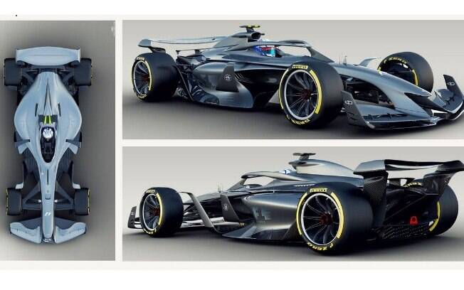 Conceito 3 dos novos carros da Fórmula 1
