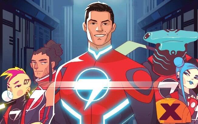 CR7 vai liderar time de super heróis em nova série de quadrinhos e animação.