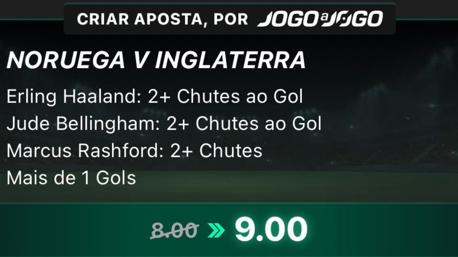 Dica de aposta combinada para Noruega x Inglaterra