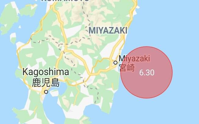 Terremoto de magnitude 6,3 foi registrado nesta sexta-feira